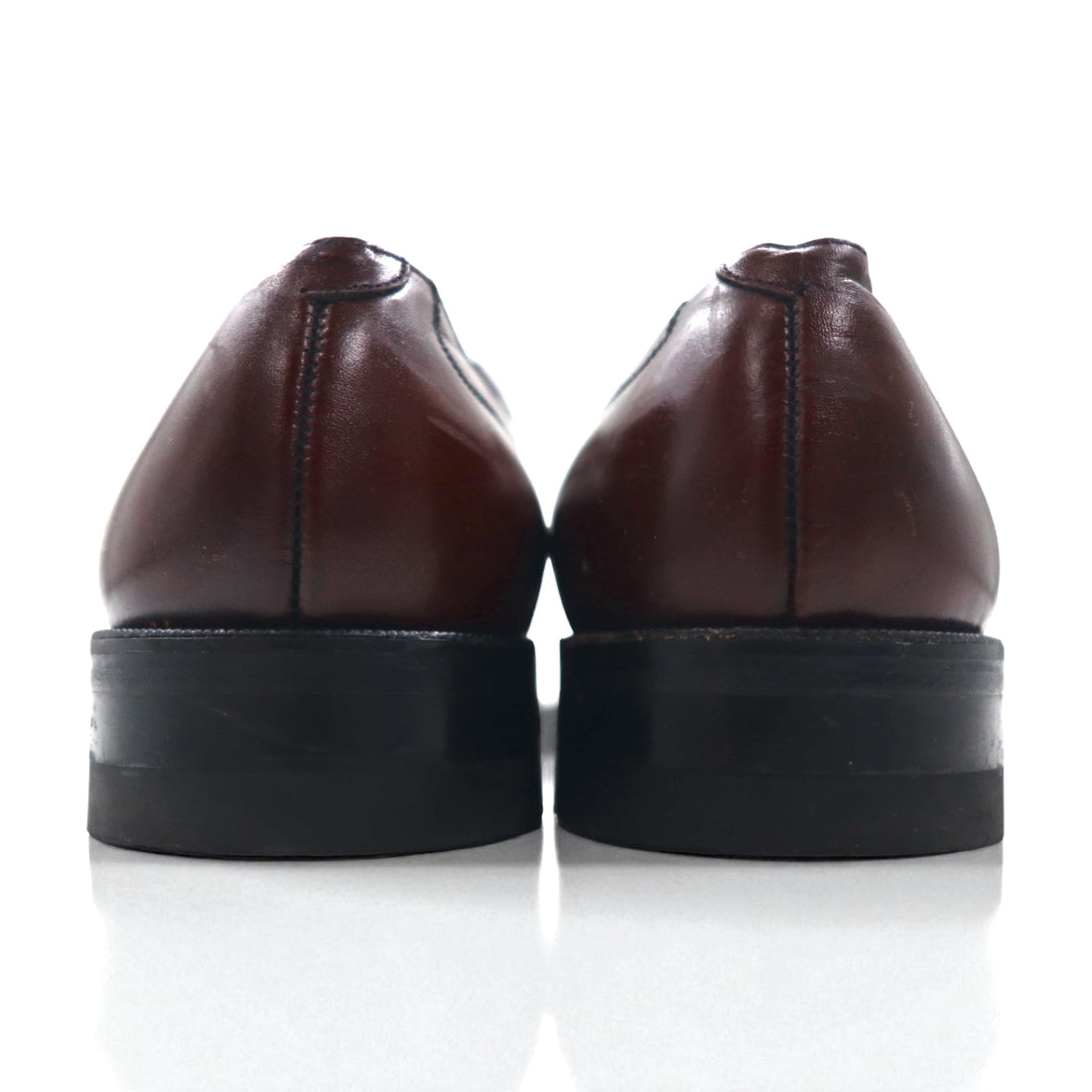 Made in the USA, Sears Easy Flex Wingtip Dress Shoes, Size 27cm, Brown Leather