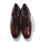 Made in the USA, Sears Easy Flex Wingtip Dress Shoes, Size 27cm, Brown Leather