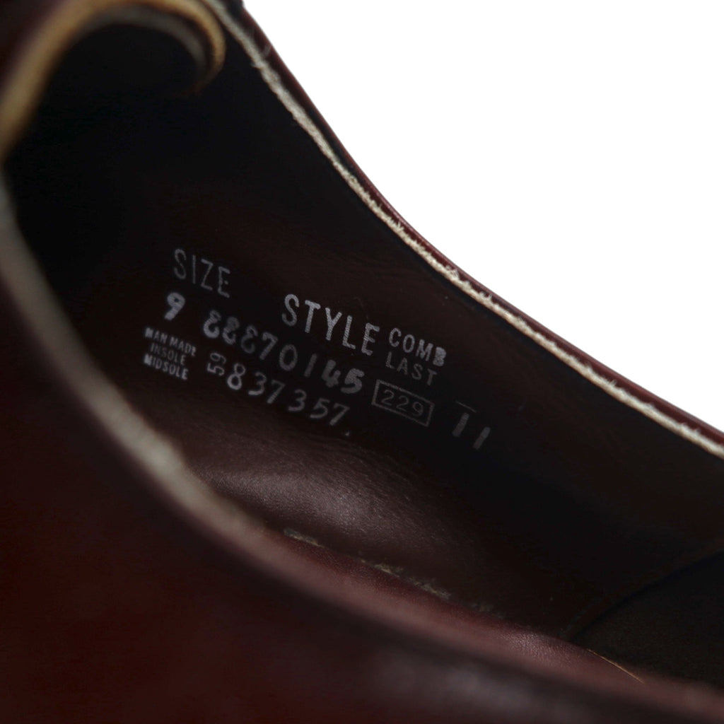 Made in the USA, Sears Easy Flex Wingtip Dress Shoes, Size 27cm, Brown Leather