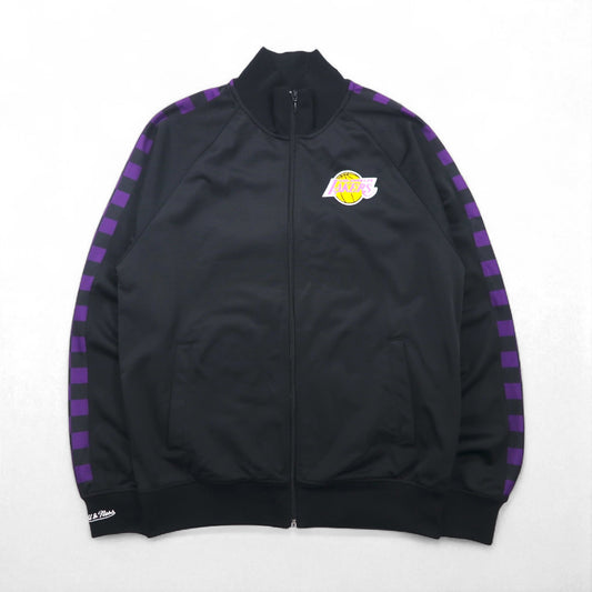 Mitchell & Ness トラックジャケット ジャージ L ブラック NBA レイカーズ LOS ANGELES LAKERS DA18017
