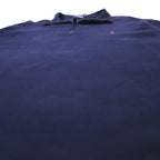 POLO RALPH LAUREN Half-Zip Sweatshirt 2XLT Navy Cotton Small Pony Embroidery
