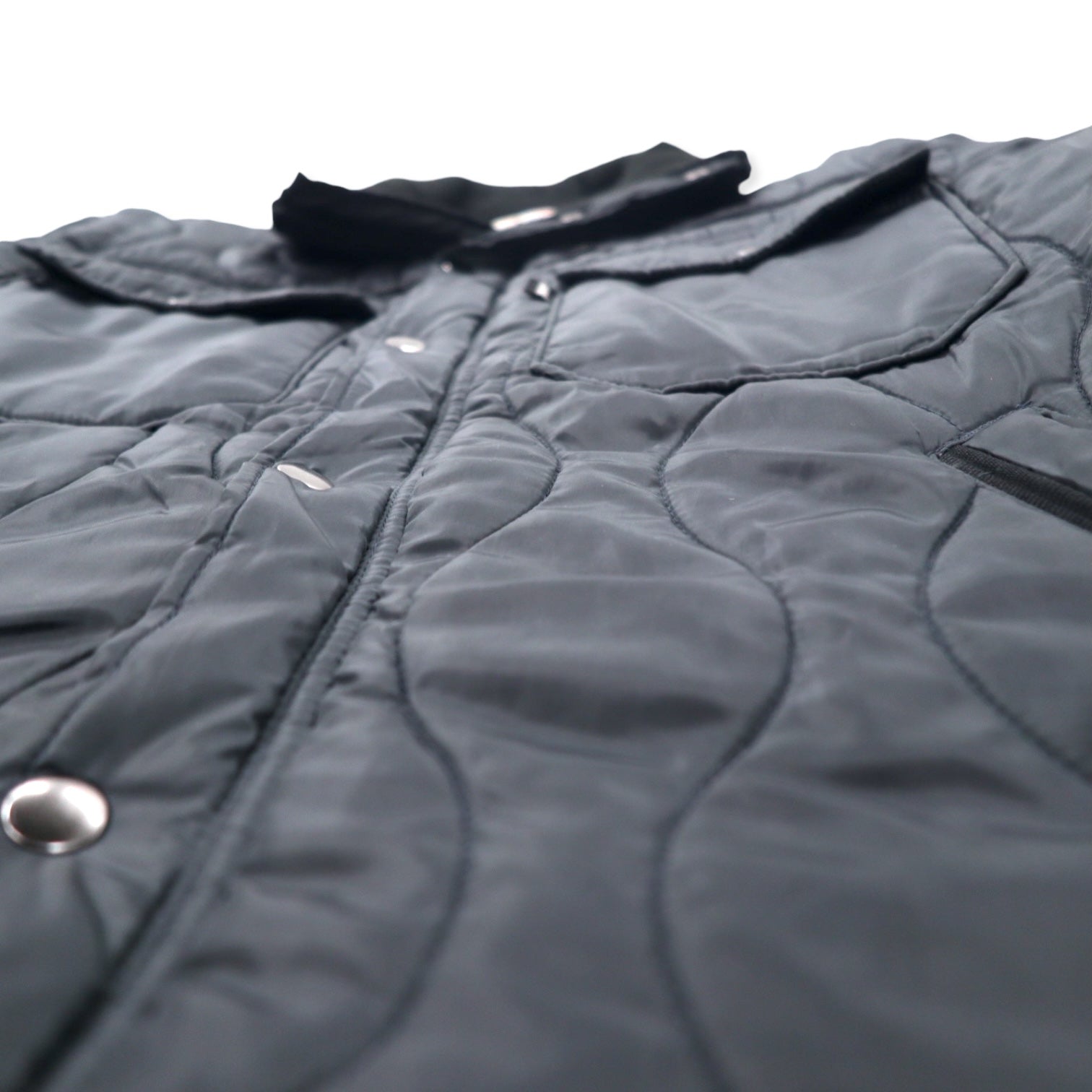 AVIREX Onion Quilted Padding Jacket L Black Polyester 6122090