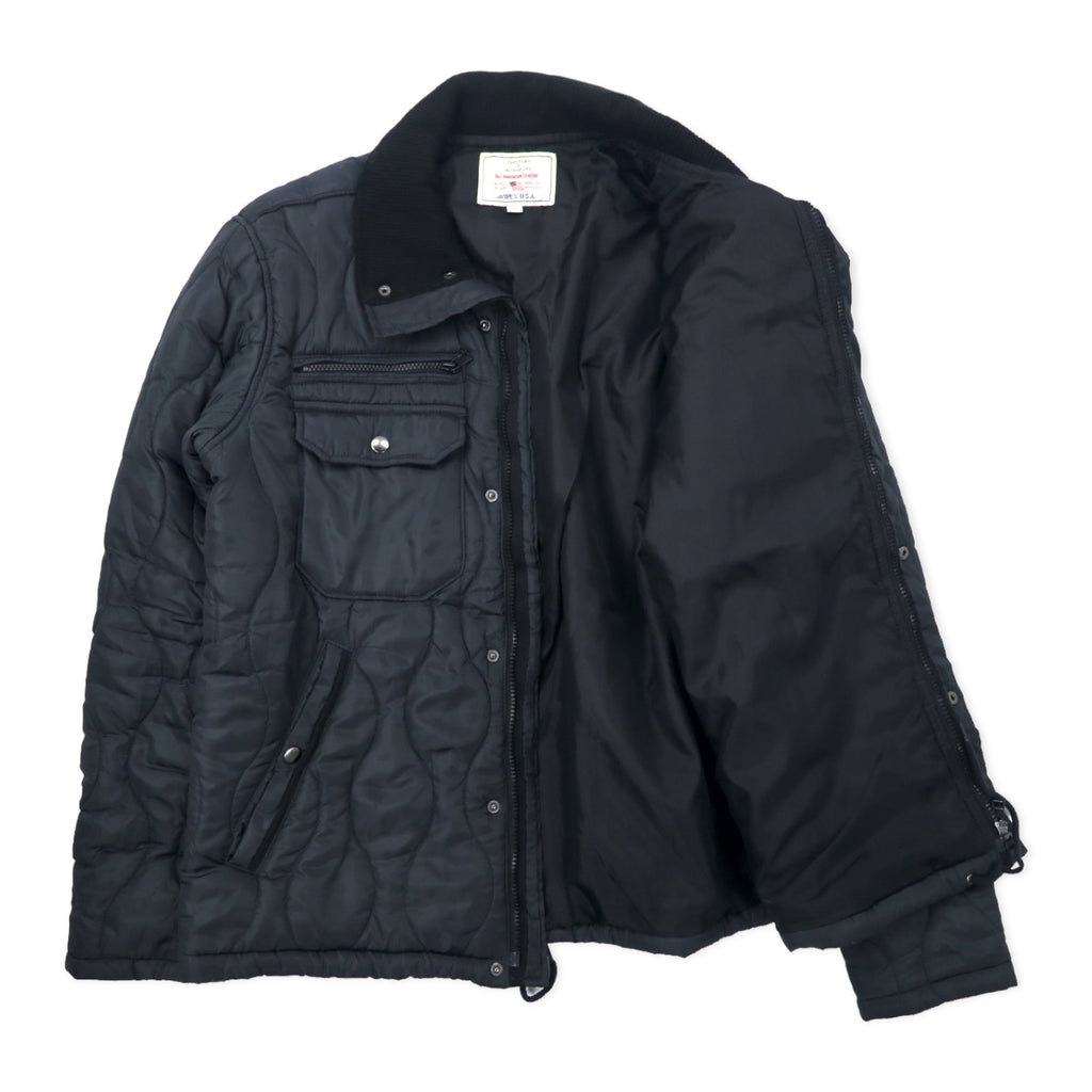 AVIREX Onion Quilted Padding Jacket L Black Polyester 6122090