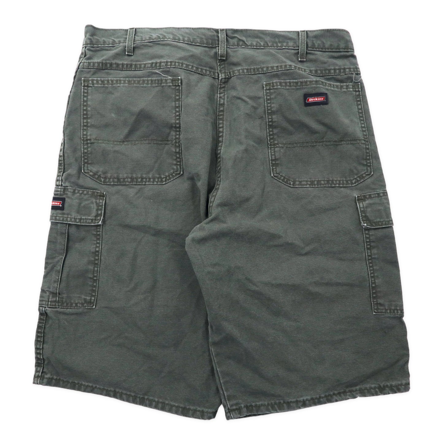 Dickies ダック カーゴショーツ ハーフパンツ 40 カーキ コットン RELAXED FIT ER201SOG