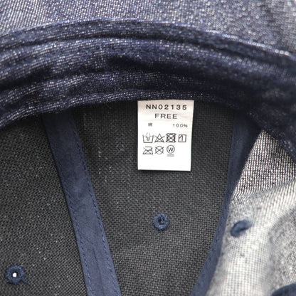 THE NORTH FACE インディゴ デニム TNF ロゴキャップ FREE ブルー コットン NN02135