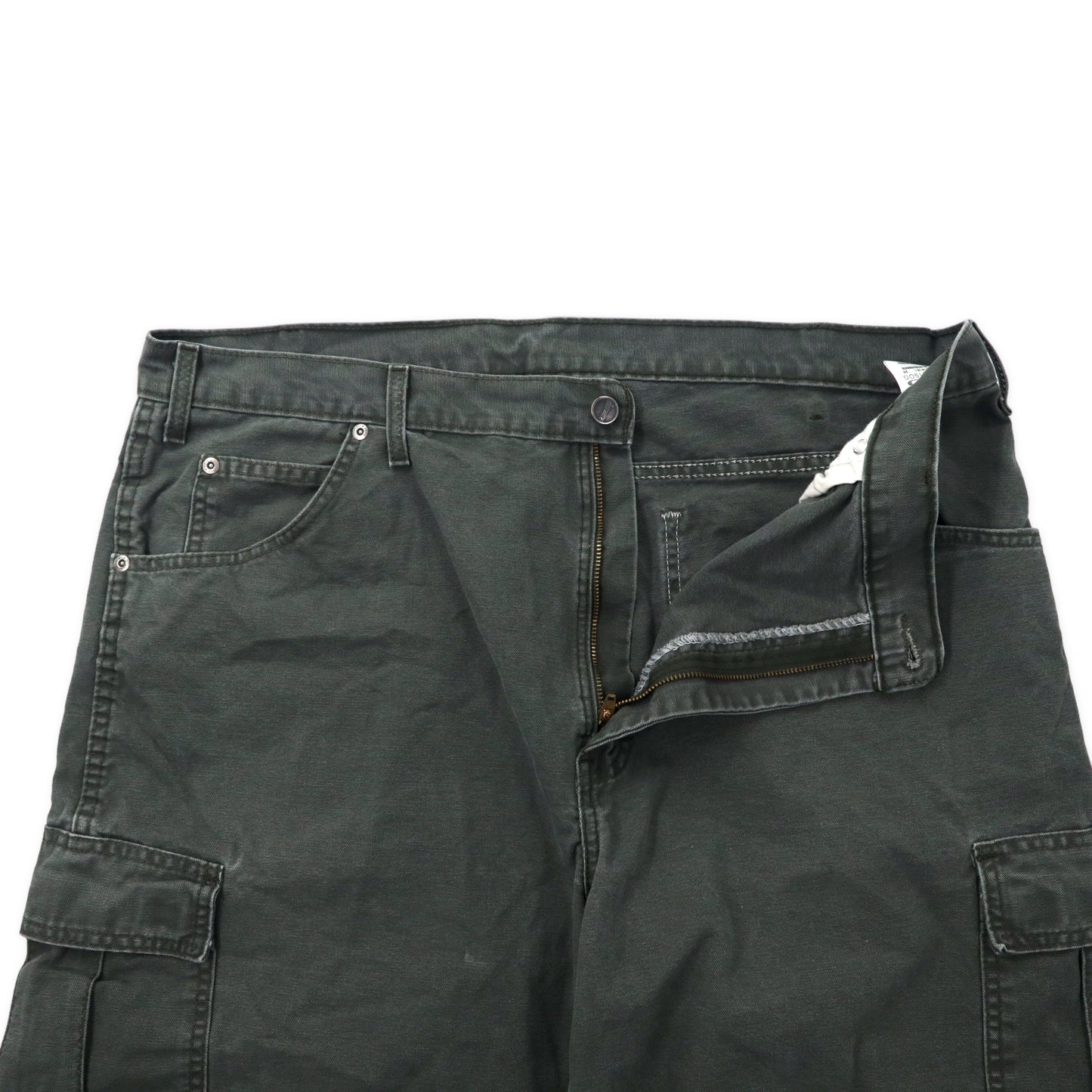 Dickies ダック カーゴショーツ ハーフパンツ 40 カーキ コットン RELAXED FIT ER201SOG