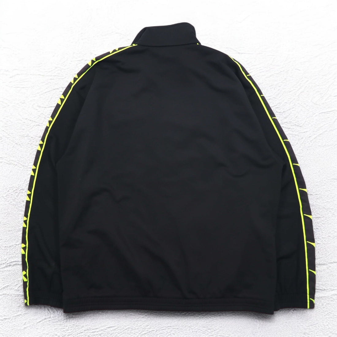 DIADORA 90s Track Jacket Jersey XL Black Logo Tape Sideline