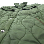 AVIREX Onion Quilted Padding Jacket L Khaki Polyester 6122090