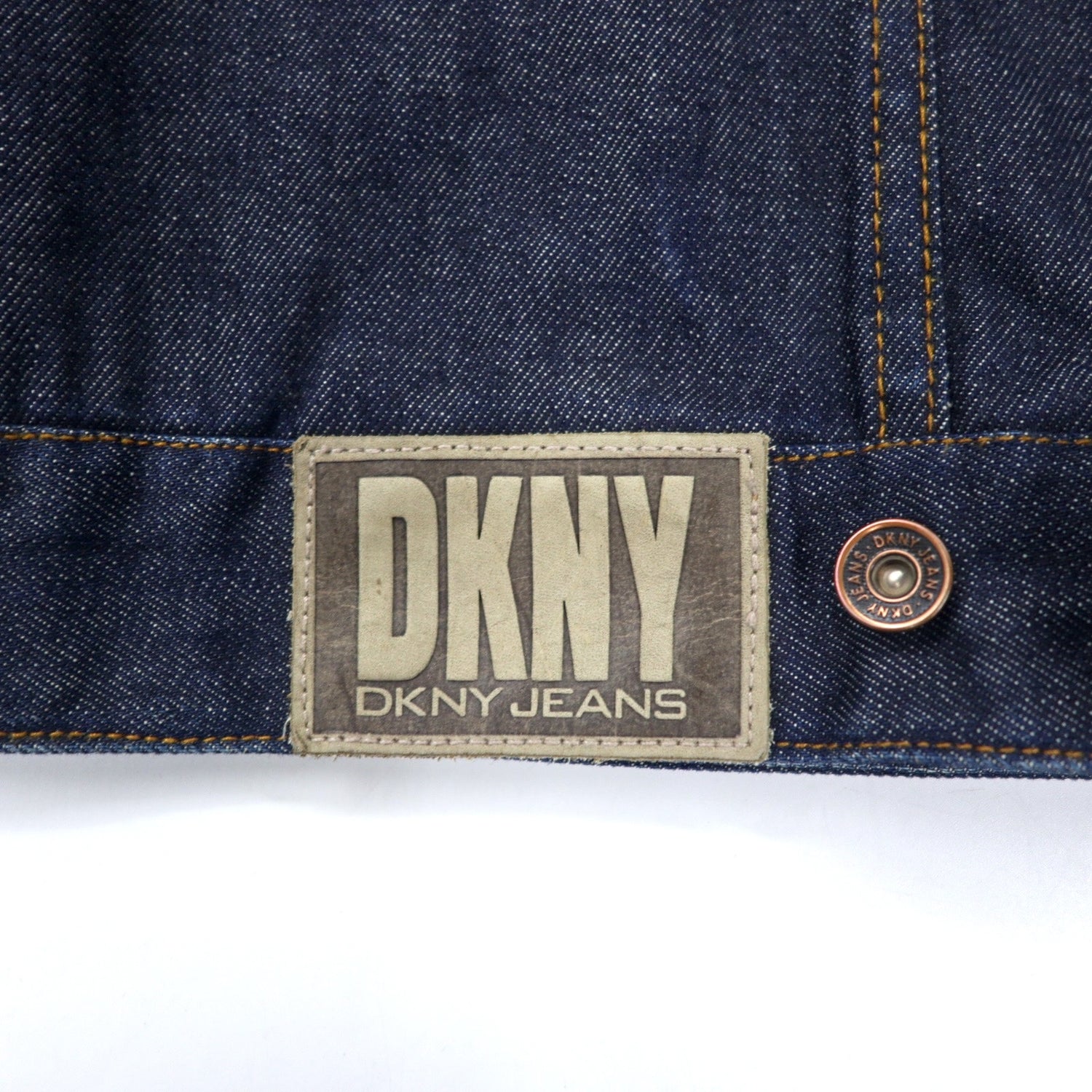 DKNY Jeans 90s Rizid denim jacket G Jean S Blue dark blue – 日本然 ...