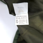 AVIREX Onion Quilted Padding Jacket L Khaki Polyester 6122090