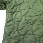 AVIREX Onion Quilted Padding Jacket L Khaki Polyester 6122090