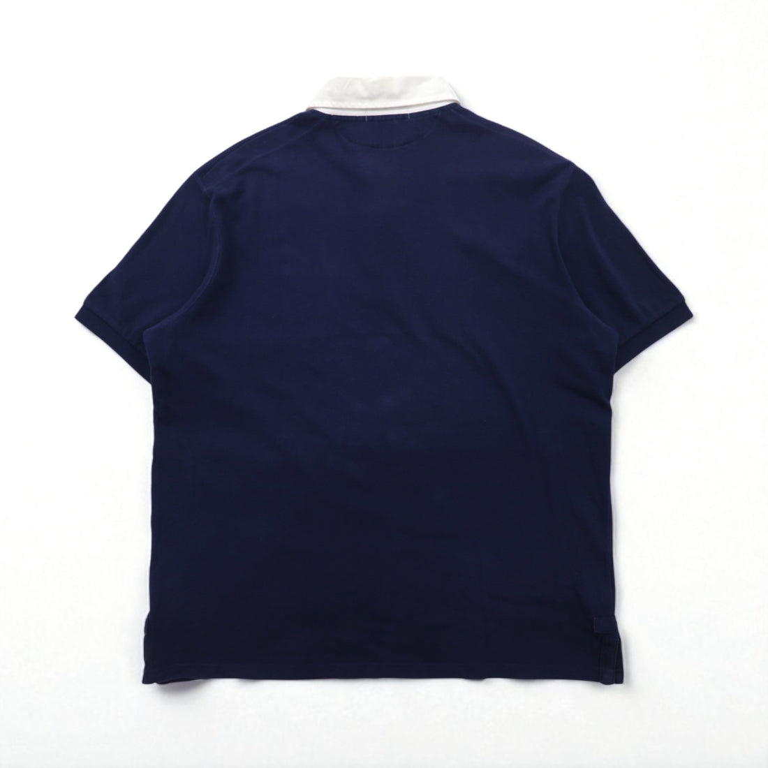 Polo by Ralph Lauren 90s Line Design Polo Shirt, Size 3XL, Navy, Pique, Embroidered Emblem Logo