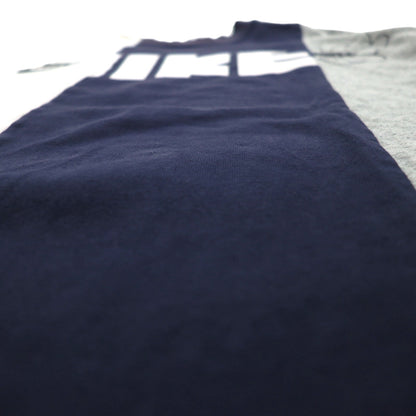 sacai × NIKE 再構築 リメイク Tシャツ L ホワイト ネイビー グレー 風車 ゴツナイキ コットン