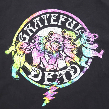 GRATEFUL DEAD Grateful Dead Band T-Shirt M Black Cotton Dancing Bear