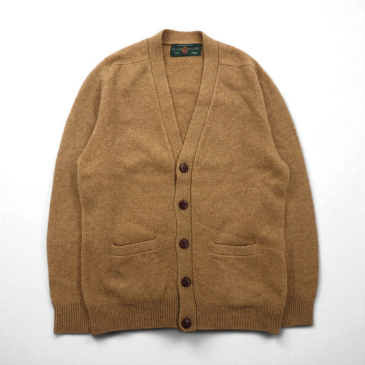 Alan Paine イギリス製 ニット カーディガン L ベージュ ウール Sierra GIJON別注 羊毛 PURE NEW WOOL