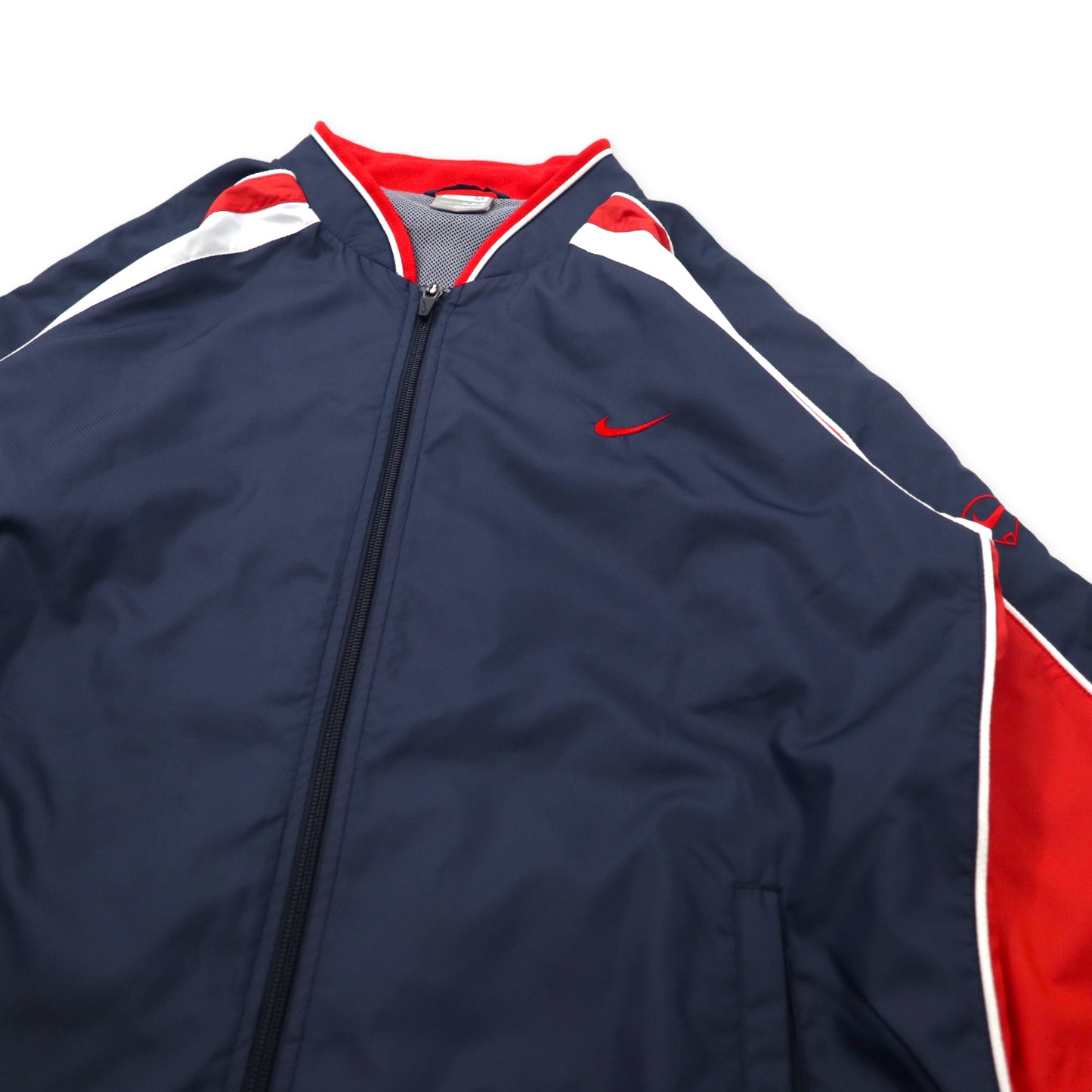 Nike 00s Track Jacket Windbreaker Jersey M Navy Polyester Swash