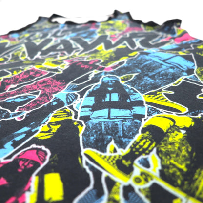 Lil Wayne リルウェイン USA製 ヒップホップ タンクトップ XL ブラック コットン 総柄