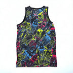 Lil Wayne USA-Made Hip Hop Tank Top, XL, Black Cotton, All-Over Print