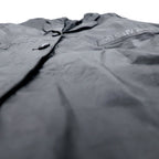 90s GLOBAL IDENTITY G-III LEATHER Chesterfield coat, M, black, leather, paisley lining