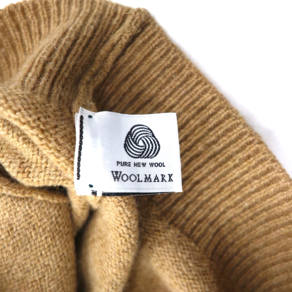 Alan Paine イギリス製 ニット カーディガン L ベージュ ウール Sierra GIJON別注 羊毛 PURE NEW WOOL