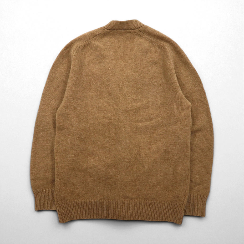 Alan Paine イギリス製 ニット カーディガン L ベージュ ウール Sierra GIJON別注 羊毛 PURE NEW WOOL