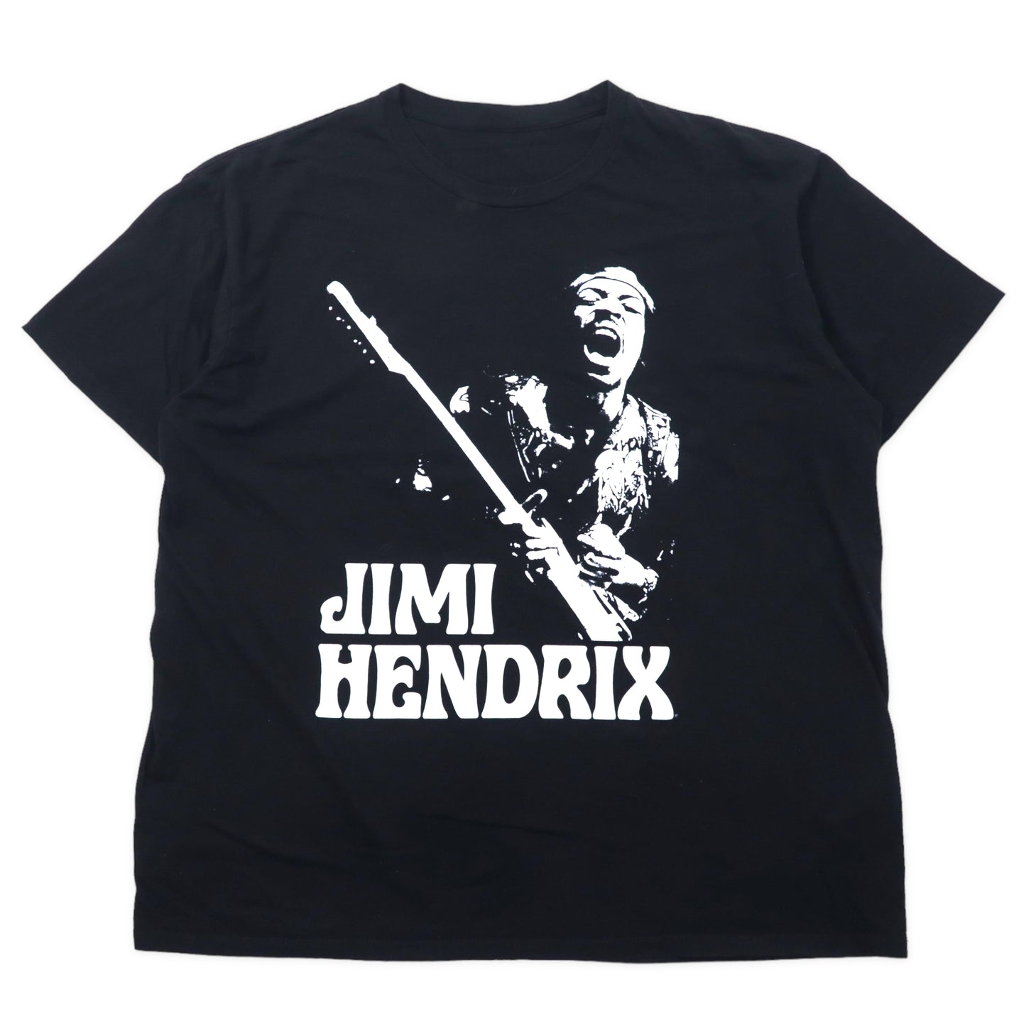 JIMI HENDRIX ジミ ヘンドリックス バンドTシャツ 2XL ブラック コットン パキ綿 パキスタン製 ビッグサイズ