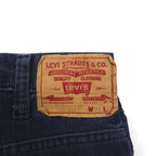 Levi's 80年代 USA製 517 ブーツカット コーデュロイ チノパンツ L ネイビー 1517 42TALON ボタン裏513 白タブ
