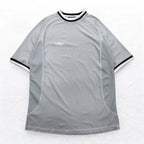 UMBRO 00年代 サッカー ゲームシャツ Tシャツ XL グレー ポリエステル ワンポイントロゴ