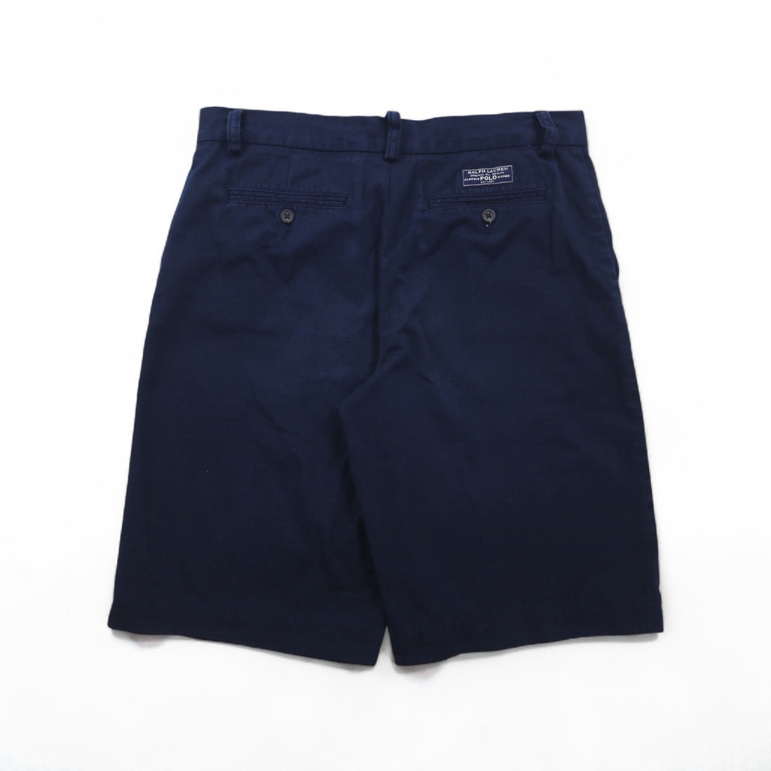 Polo by Ralph Lauren 90年代 ポロチノ ショートパンツ ハーフパンツ M ネイビー コットン