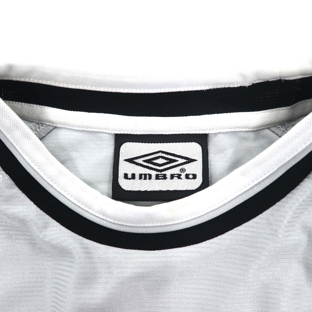 UMBRO 00年代 サッカー ゲームシャツ Tシャツ XL グレー ポリエステル ワンポイントロゴ