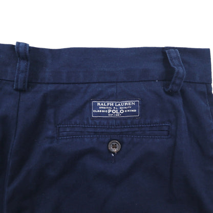 Polo by Ralph Lauren 90年代 ポロチノ ショートパンツ ハーフパンツ M ネイビー コットン