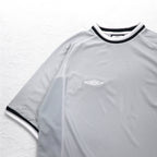 UMBRO 00年代 サッカー ゲームシャツ Tシャツ XL グレー ポリエステル ワンポイントロゴ