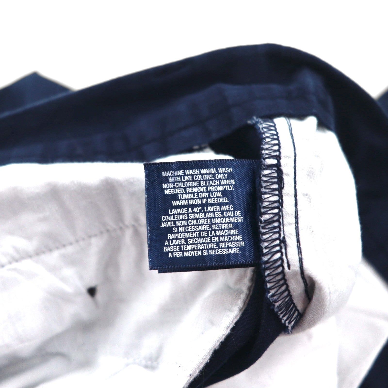 Polo by Ralph Lauren 90s Polo Chino Shorts, Size M, Navy, Cotton