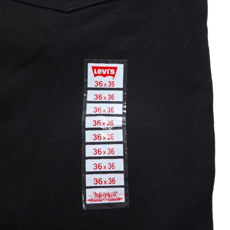 Levi's 90s 501 Straight Denim Jeans, Size L, Black Denim, Unused, Deadstock