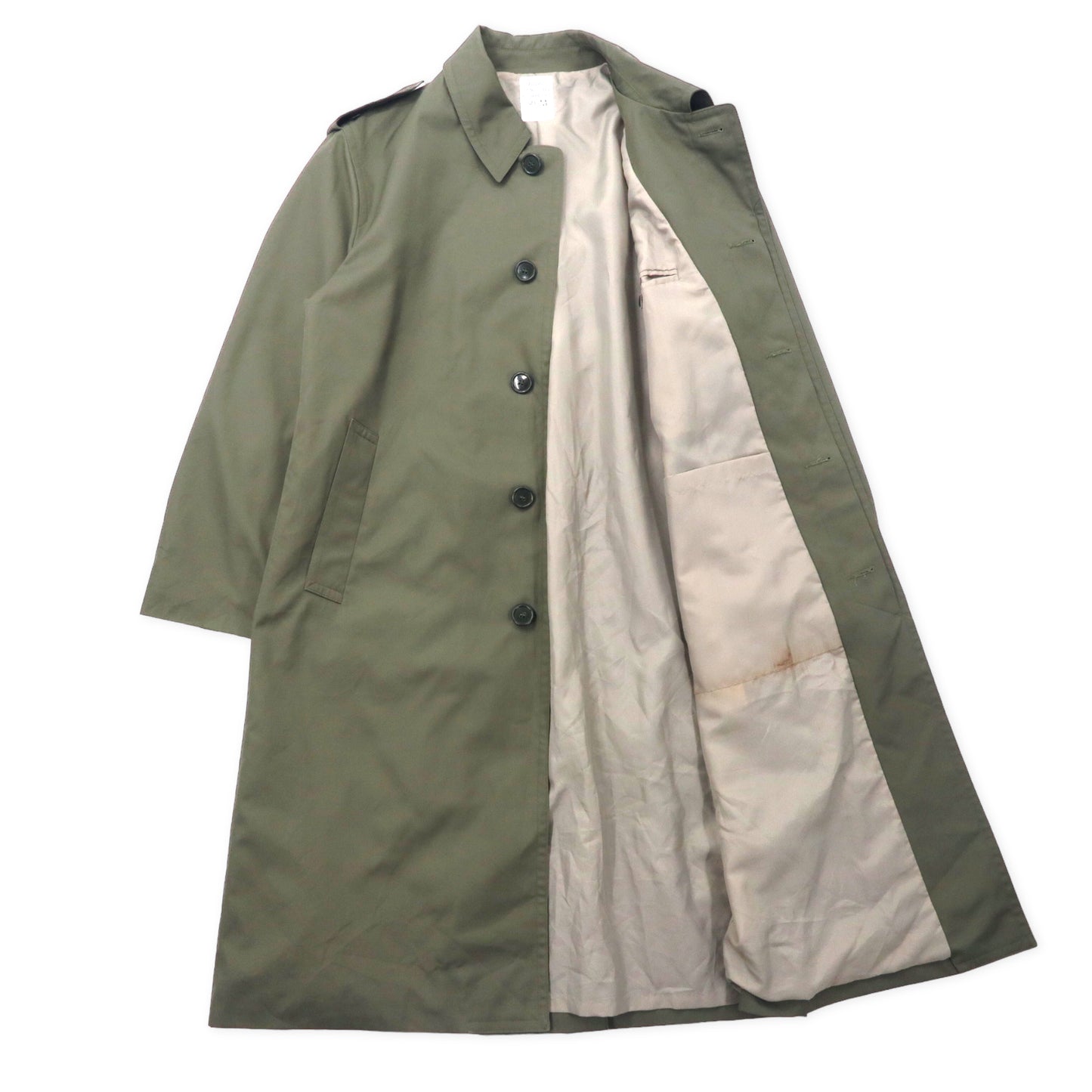 French Military 90's French Army BLIZZAND COAT 96m Khaki Cotton 