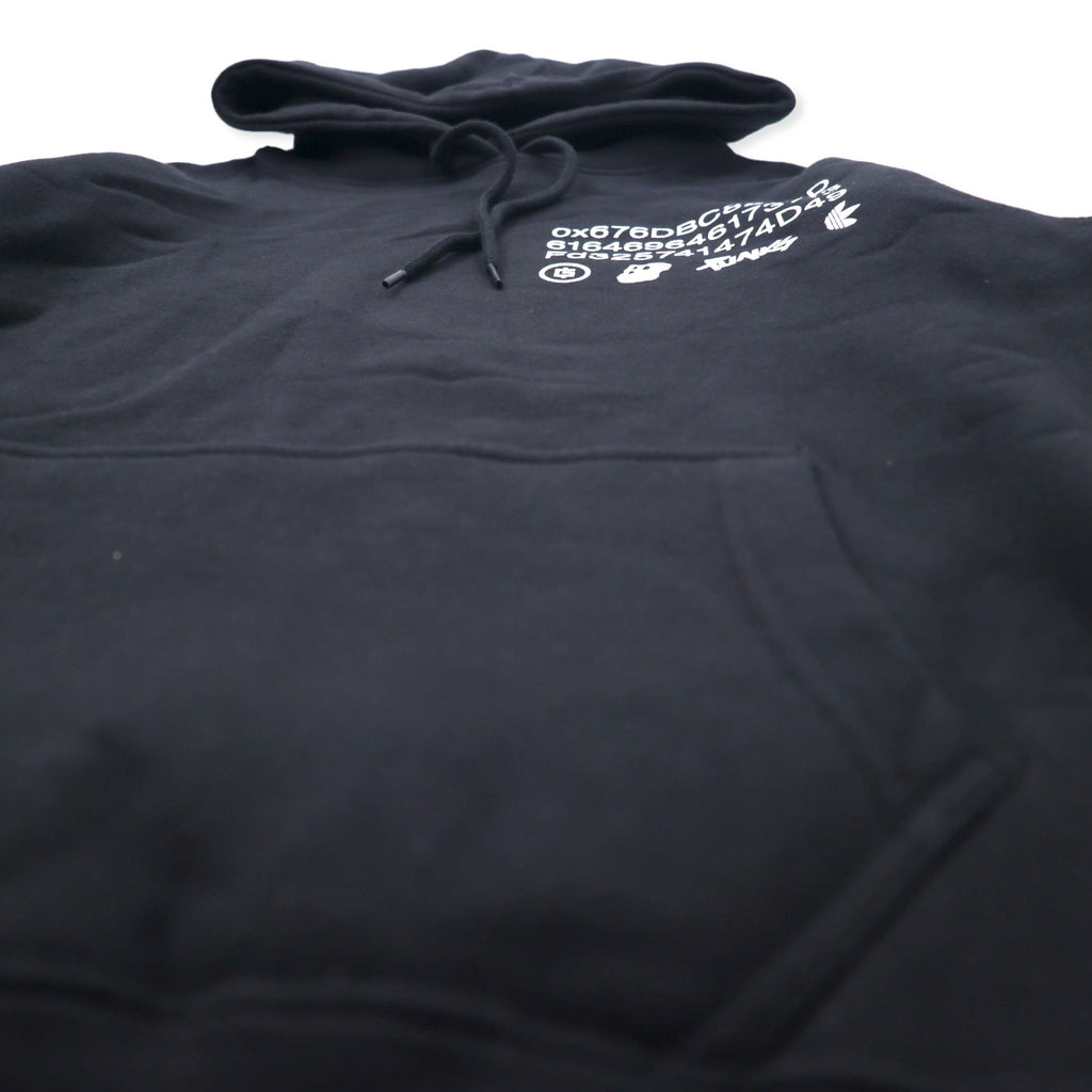 adidas originals × BAYC × PUNKS pullover hoodie XS black cotton fleece lining unused NFT holder limited edition