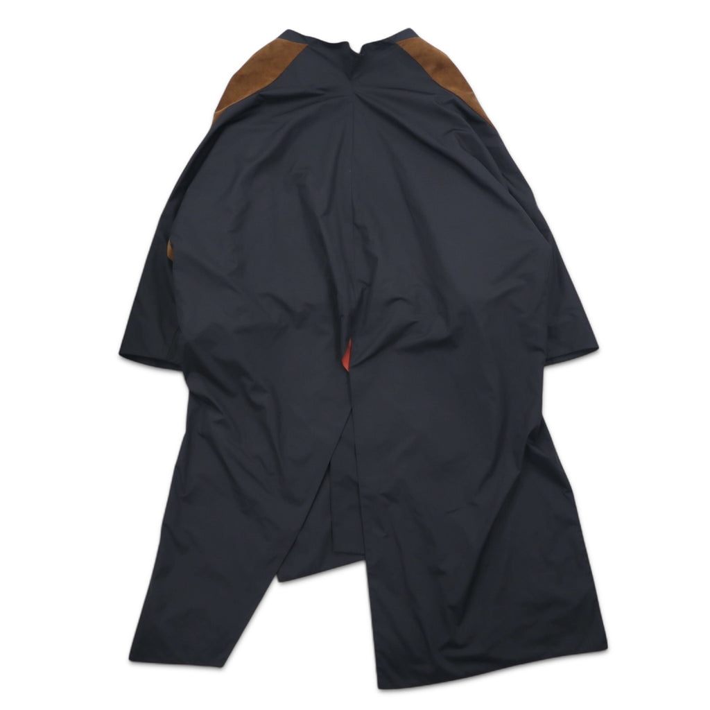 Ka na ta 2 sleeve coat poncho FREE black polyester ALL for doby made in Japan