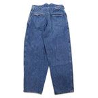 KHOKI Wrap Trousers 22AW Denim Pants 1 Blue Cotton Made in Japan 22sw-p-05
