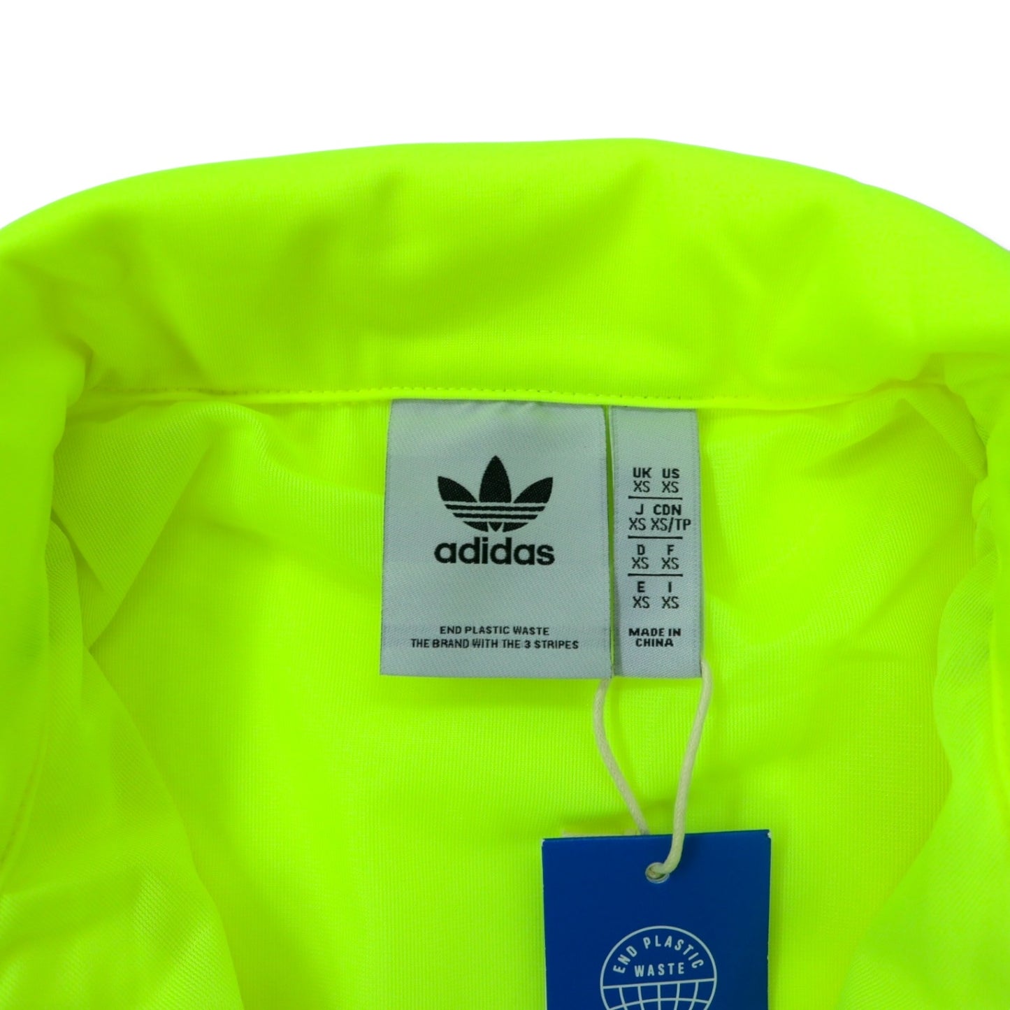 adidas originals × BAYC × PUNKS トラックジャケット ジャージ セットアップ XS イエロー ポリエステル トレフォイルロゴ 3ストライプス 未使用品 NFT保有者限定品