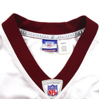 reebok ゲームシャツ M ホワイト ポリエステル メッシュ ナンバリング NFL Washington Redskins フットボール ユニフォーム
