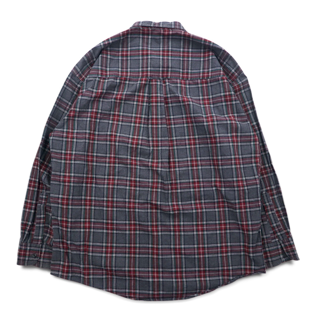 CHAPS RALPH LAUREN 90年代 ボタンダウンシャツ L グレー チェック コットン ビッグサイズ