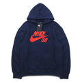 NIKE SB Icon Pullover Essential Hoodie S Navy Icon Hoody AJ9733-451 Made in Pakistan