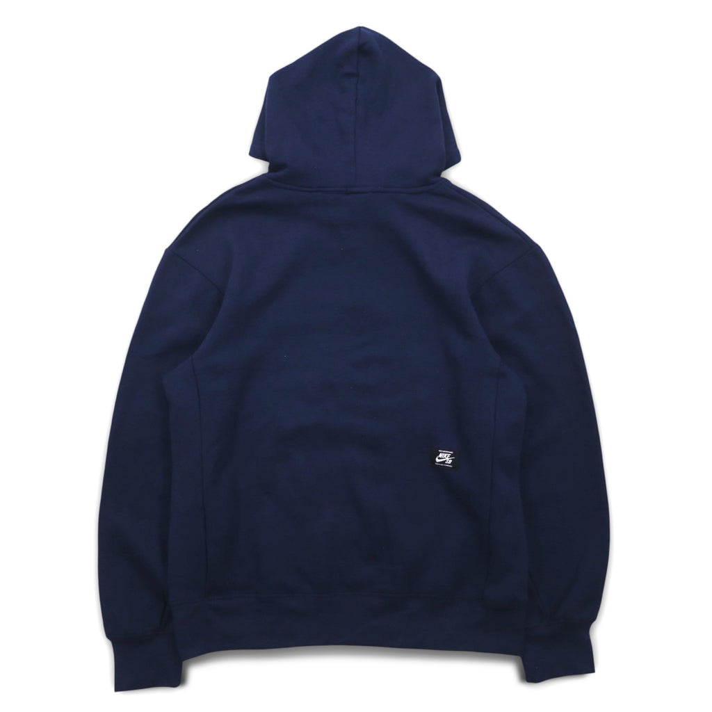 NIKE SB Icon Pullover Essential Hoodie S Navy Icon Hoody AJ9733-451 Made in Pakistan
