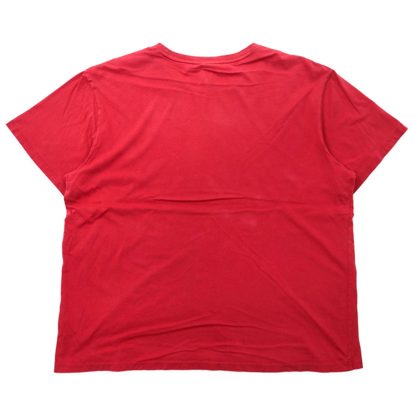 Polo by Ralph Lauren ワンポイントロゴTシャツ レッド コットン スモールポニー刺繍 ビッグサイズ