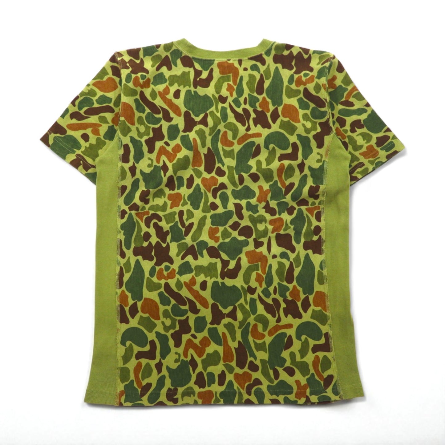 Champion リバースウィーブ REVERSE WEAVE Tシャツ L カーキ カモフラ コットン SANDIEGO アーチロゴ