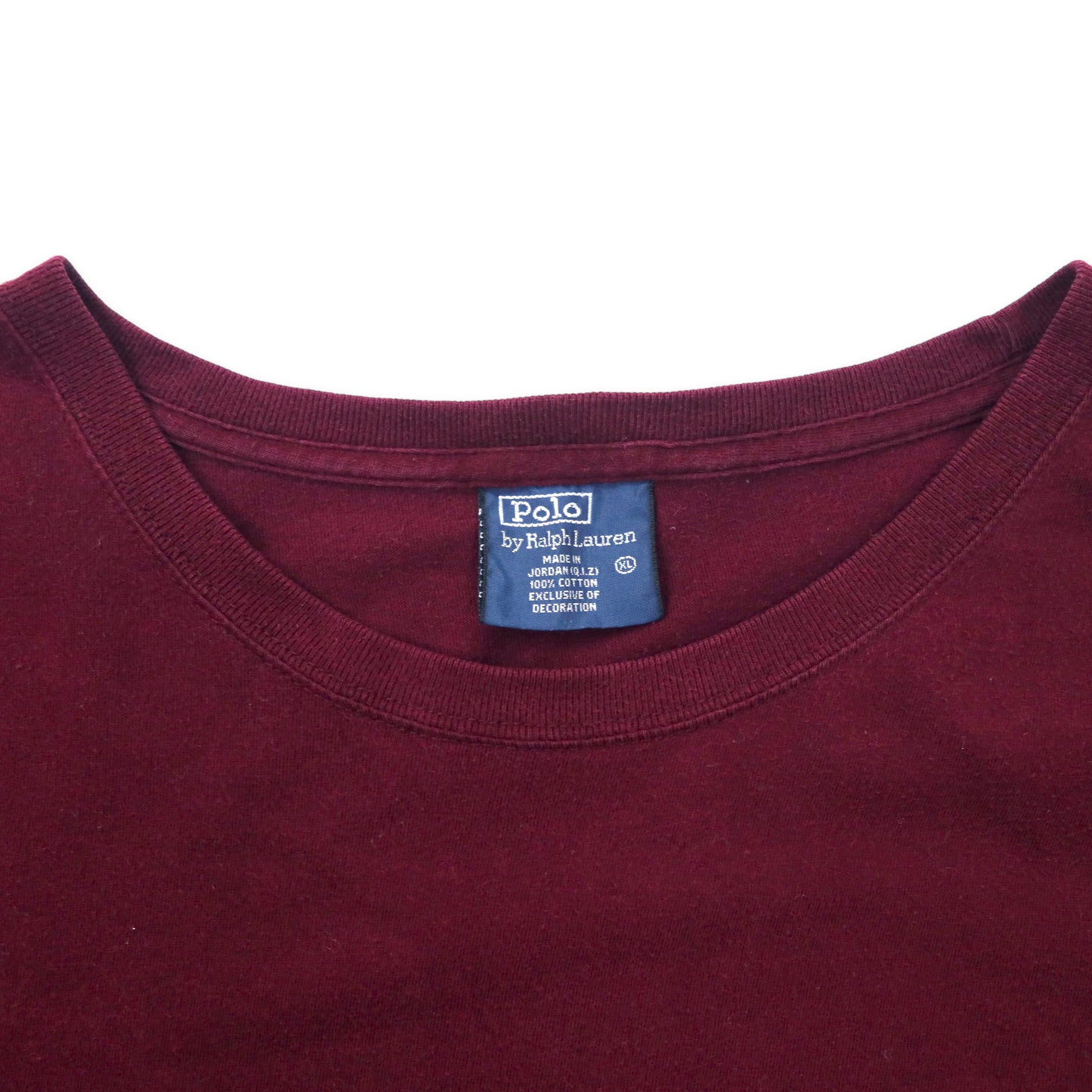 Polo by Ralph Lauren ワンポイントロゴTシャツ XL パープル コットン スモールポニー刺繍 ビッグサイズ