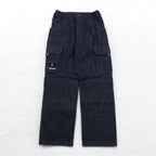 Vintage 00s Denim Cargo Pants WURTH MODYF 00年代 バギー デニム カーゴパンツ 32 ダークインディゴ 未使用品