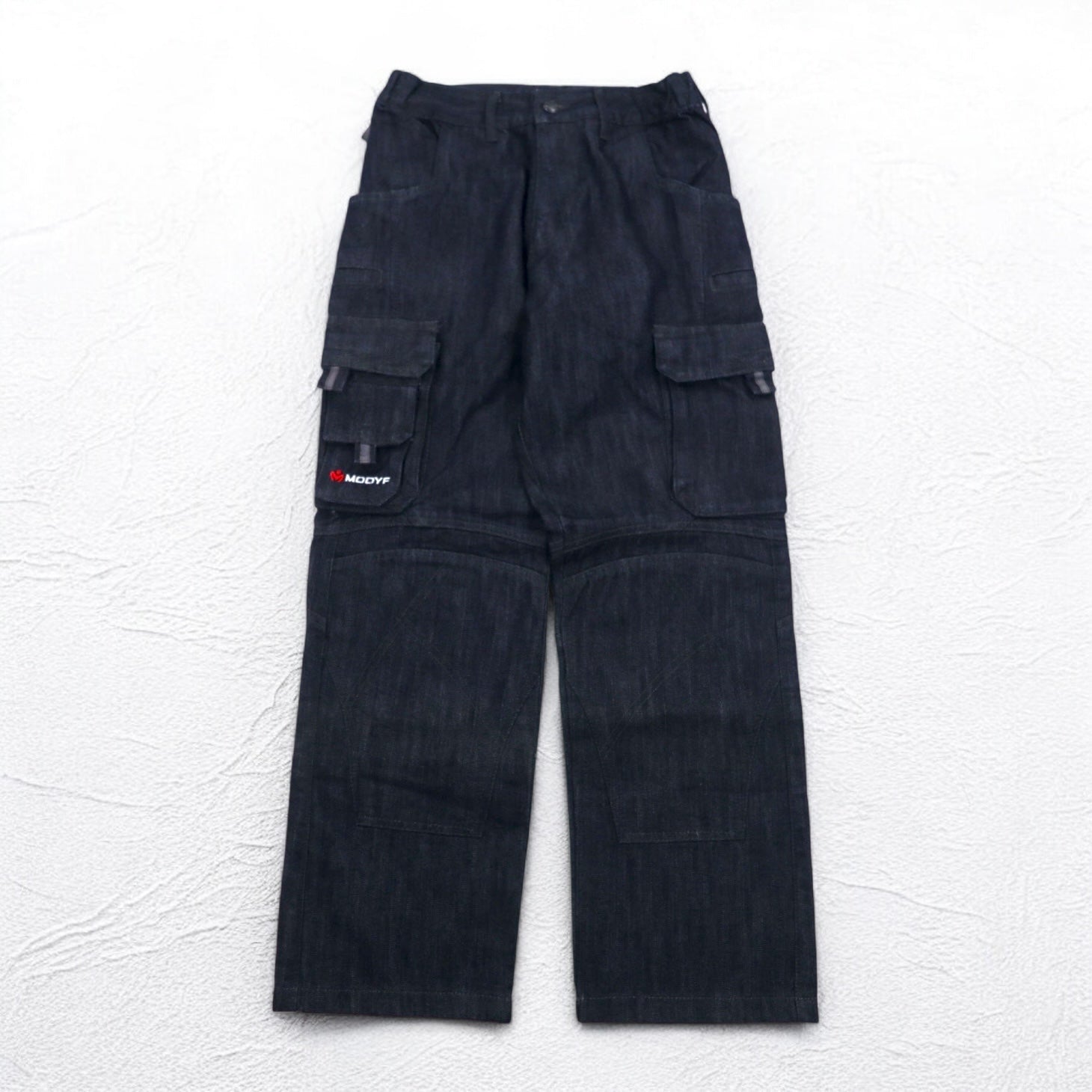 Vintage 00s Denim Cargo Pants WURTH MODYF 00年代 バギー デニム カーゴパンツ 32 ダークインディゴ 未使用品