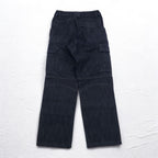 Vintage 00s Denim Cargo Pants WURTH MODYF 00年代 バギー デニム カーゴパンツ 32 ダークインディゴ 未使用品