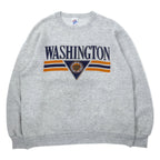 日本然リトテ-古着オンライン-JERZEES USA製 90年代 カレッジ プリント スウェット XL グレー コットン WASHINGTON-JERZEES USA Made 90's College Print Sweatshirt XL Gray Cotton WASHINGTON